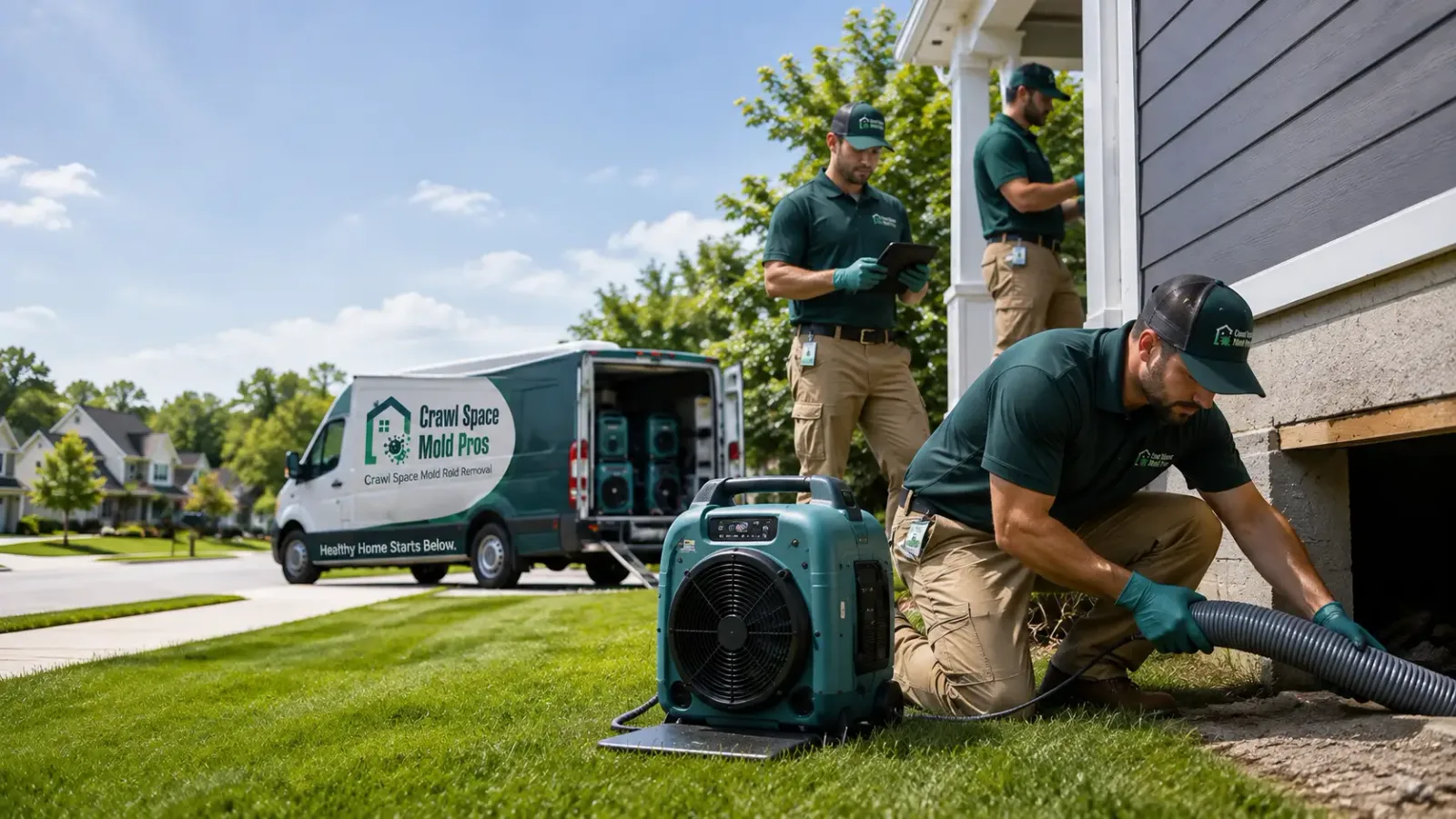 Crawl Space Mold Removal in Netawaka, KS
